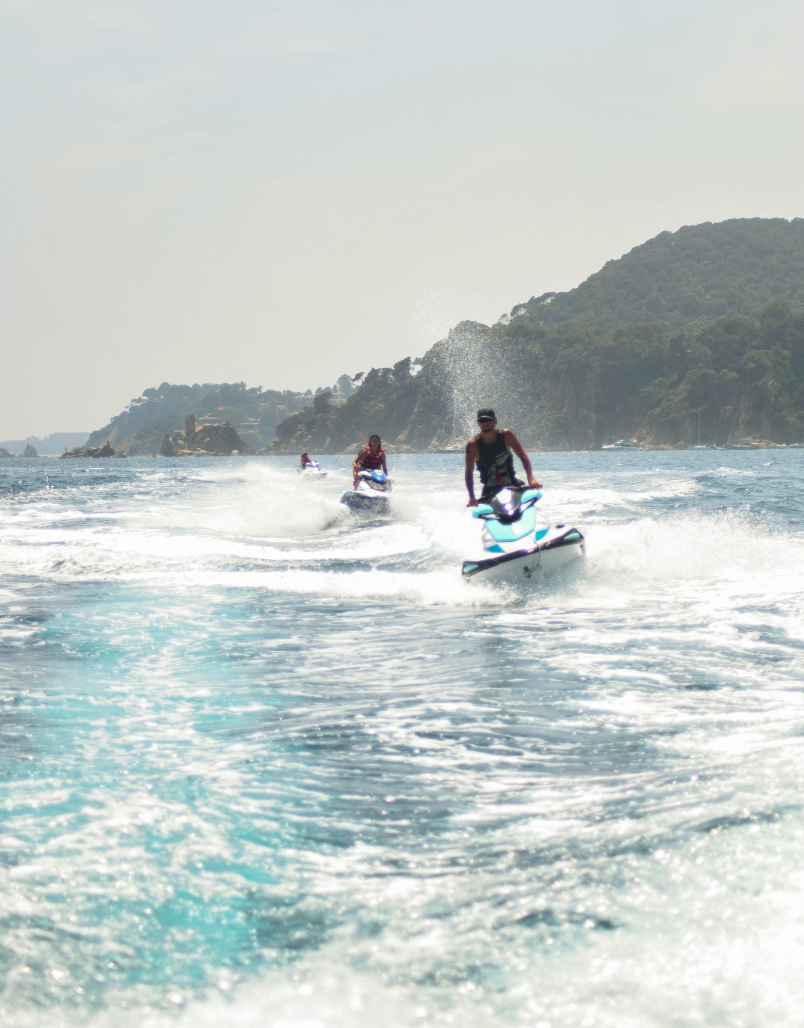 Jet ski en acción